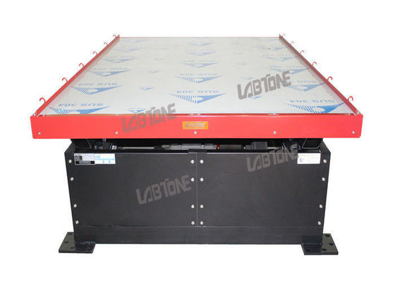 Table vibrante mécanique pour colis de 2000 kg, conforme aux normes ASTM D4728 et ASTM D999